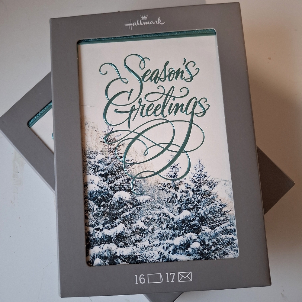 Hallmark Christmas Tree Cards 2-Boxes NWT